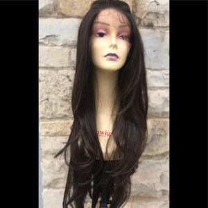 Blonde left only Ponytail Wig Baby Hair